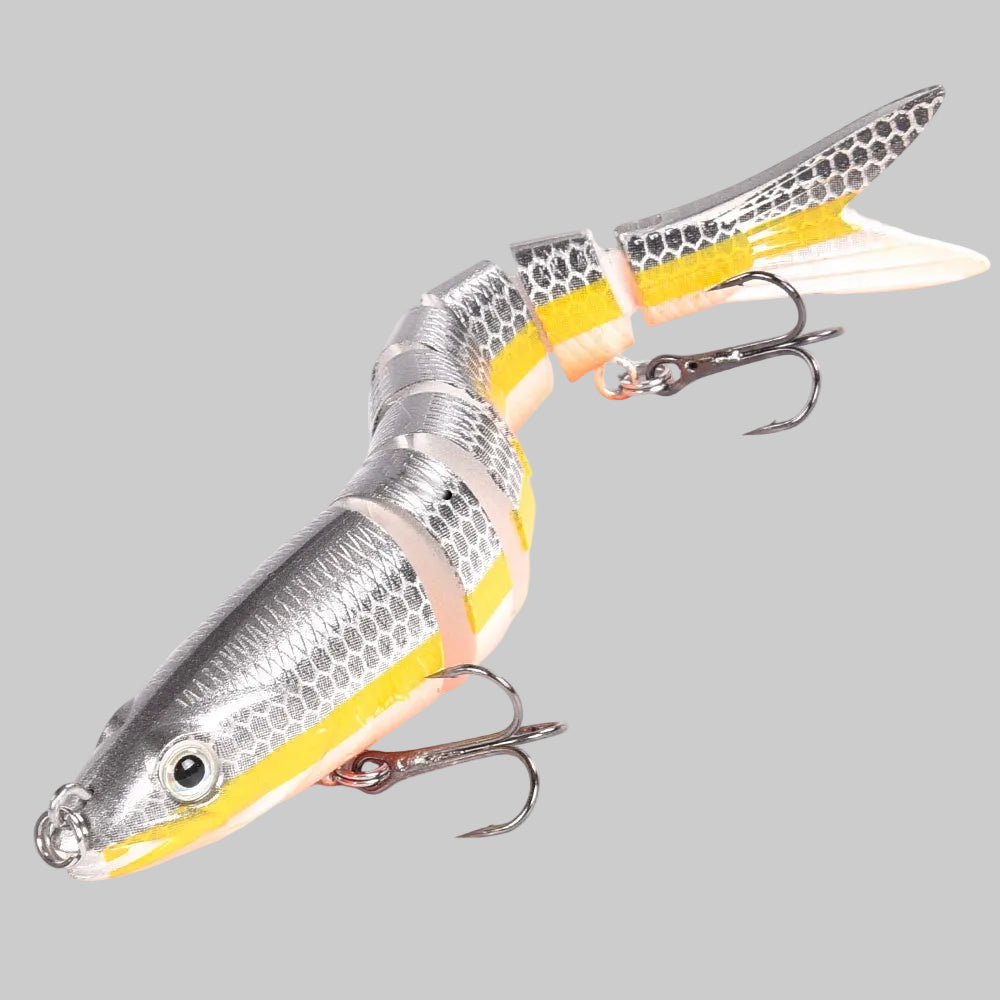Multi-Jointed Fishing Lures for Freshwater & Saltwater – Slow Sinking Swimbait