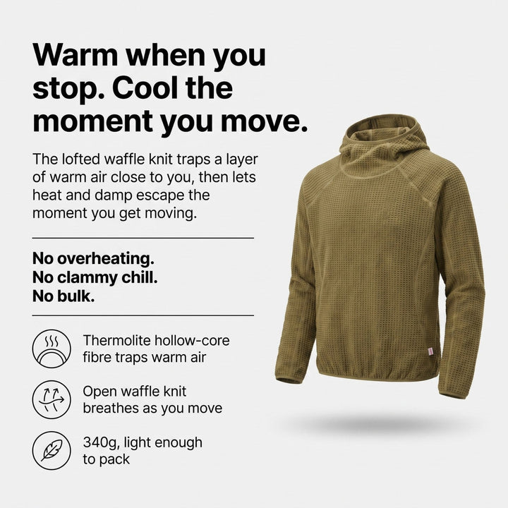 Men's Fleece Hoodie - Thermolite Hooded Fleece Jumper