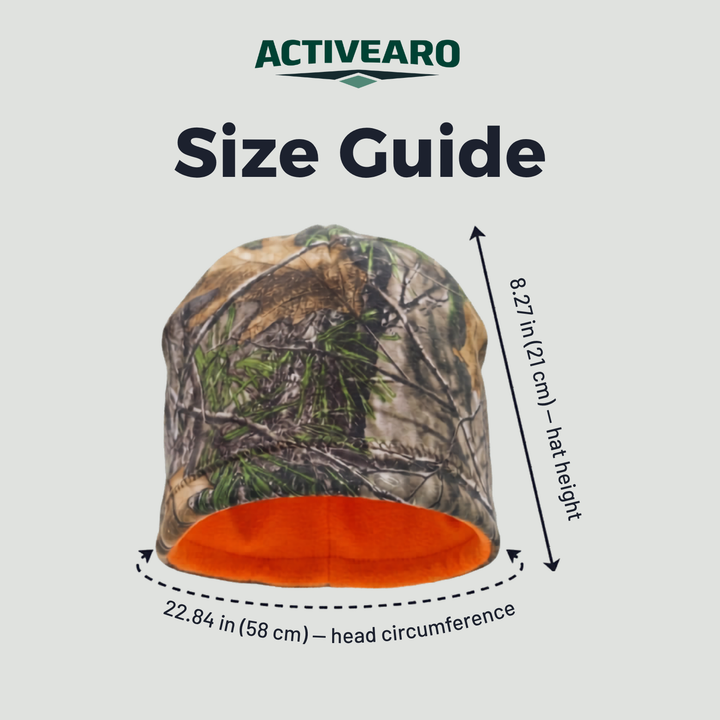 Men's Reversible Outdoor Beanie – Fleece Winter Hat