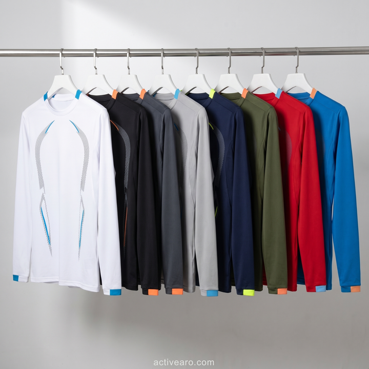 Men’s Breathable Long Sleeve Outdoor T Shirt – Lightweight Trail Layer