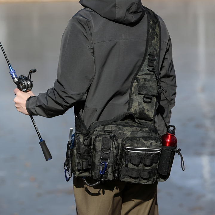 Men’s Multi-Functional Fishing Backpack – Compact Outdoor Gear Bag