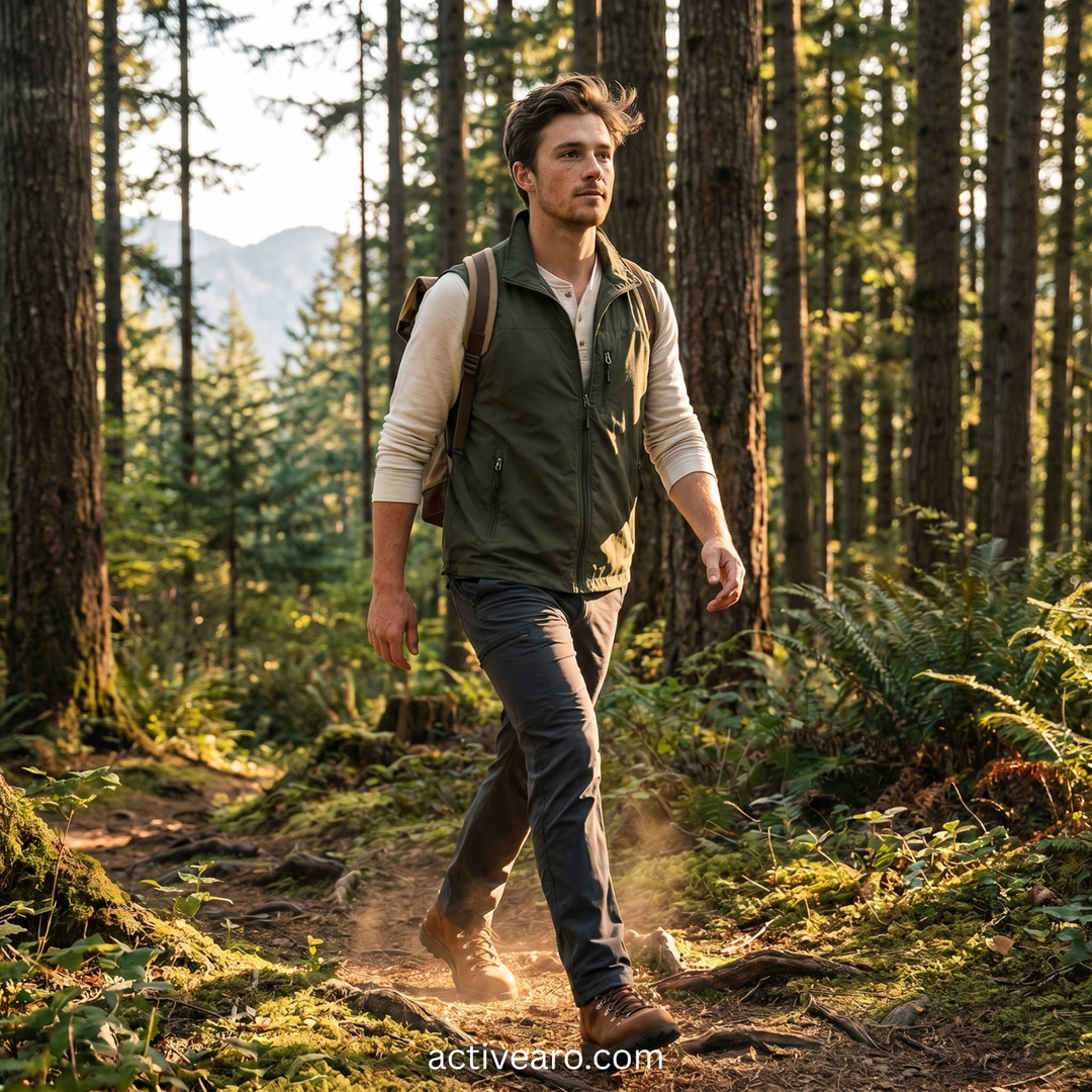 Lightweight Breathable Hiking Vest – Multi-Pocket Outdoor Layer
