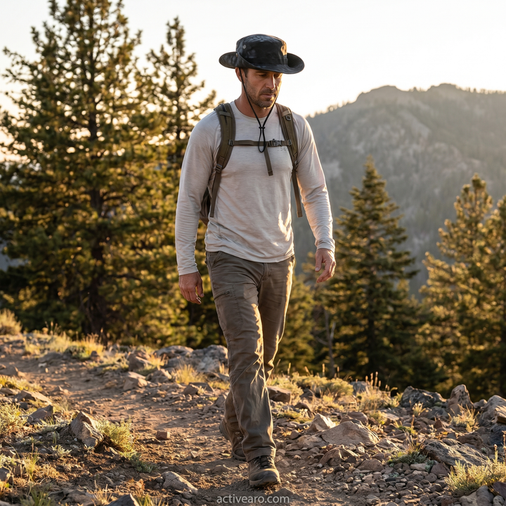 Breathable Lightweight Bush Hat – Packable Sun Protection for Outdoor Use