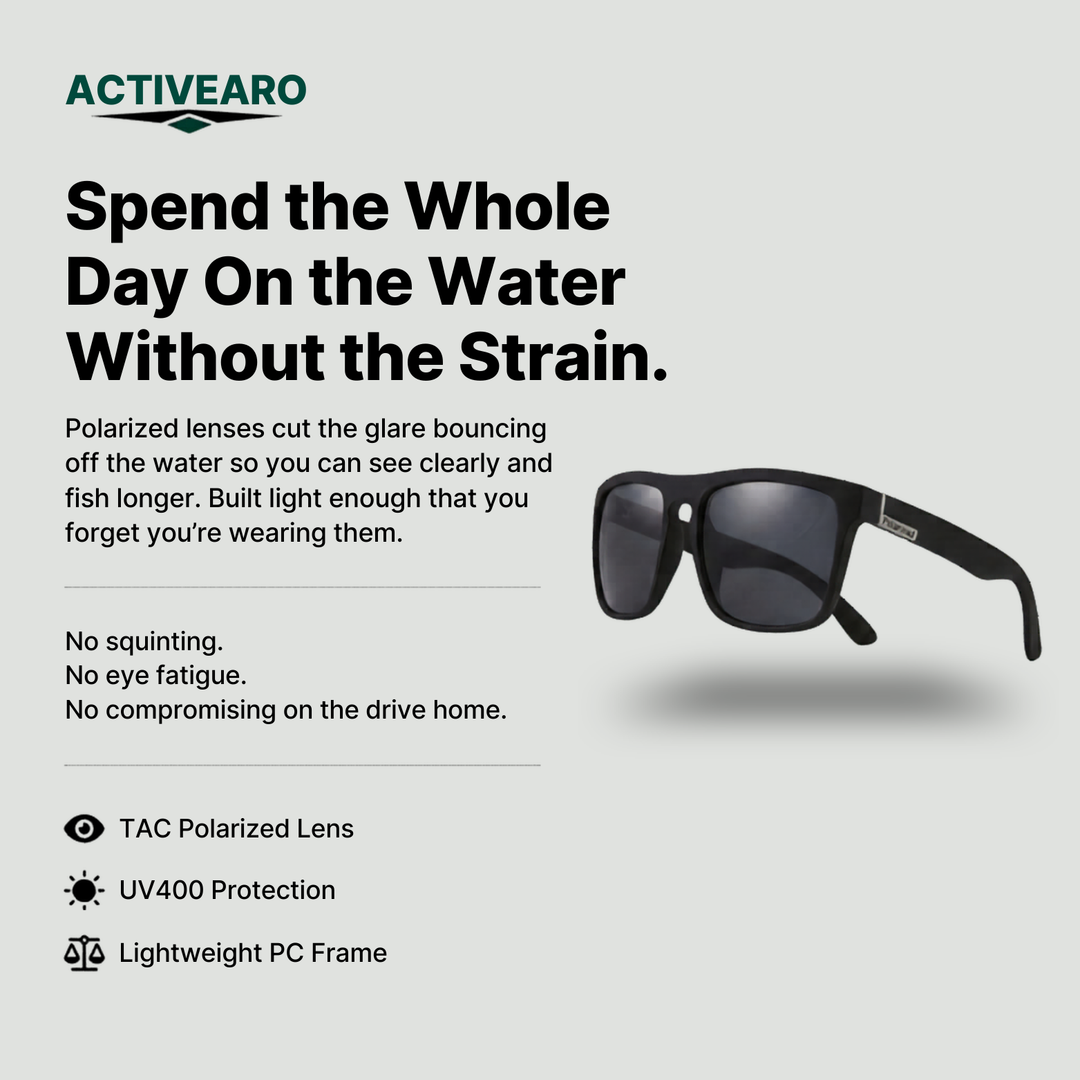 Men's Polarize Sunglasses – Full-Rim Square Eyewear