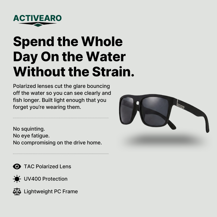Men's Polarize Sunglasses – Full-Rim Square Eyewear
