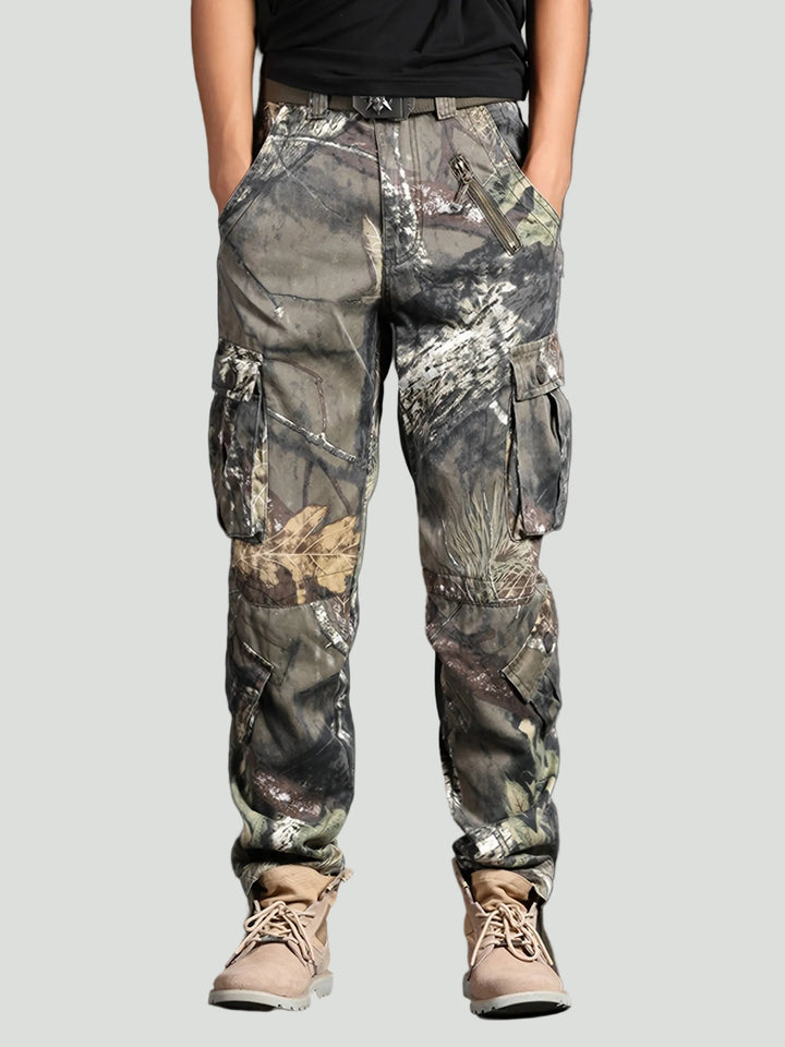 Men’s Camouflage Cargo Pants – Multi Pocket Outdoor Utility Design