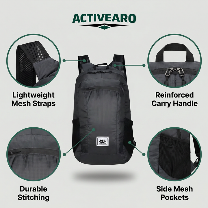 Lightweight Waterproof Foldable Outdoor Backpack – Compact Day Pack
