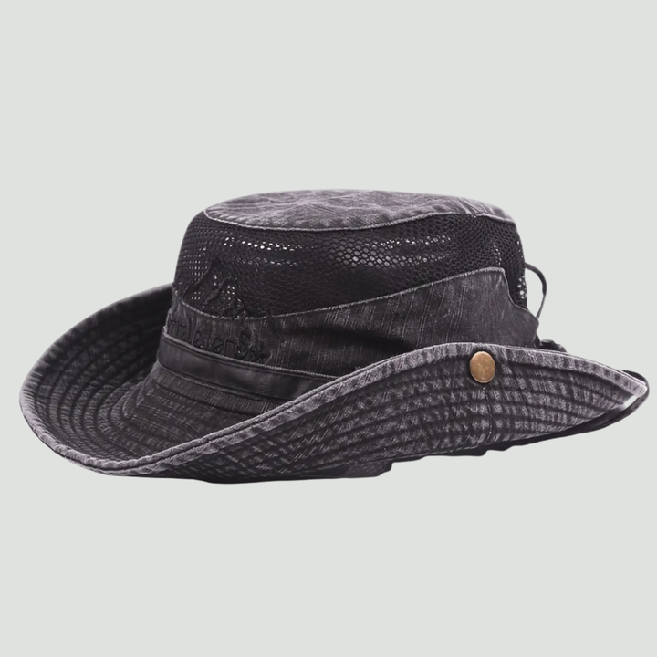 Lightweight Panama-Style Hat – Breathable Mesh Sun Hat for Outdoor Use