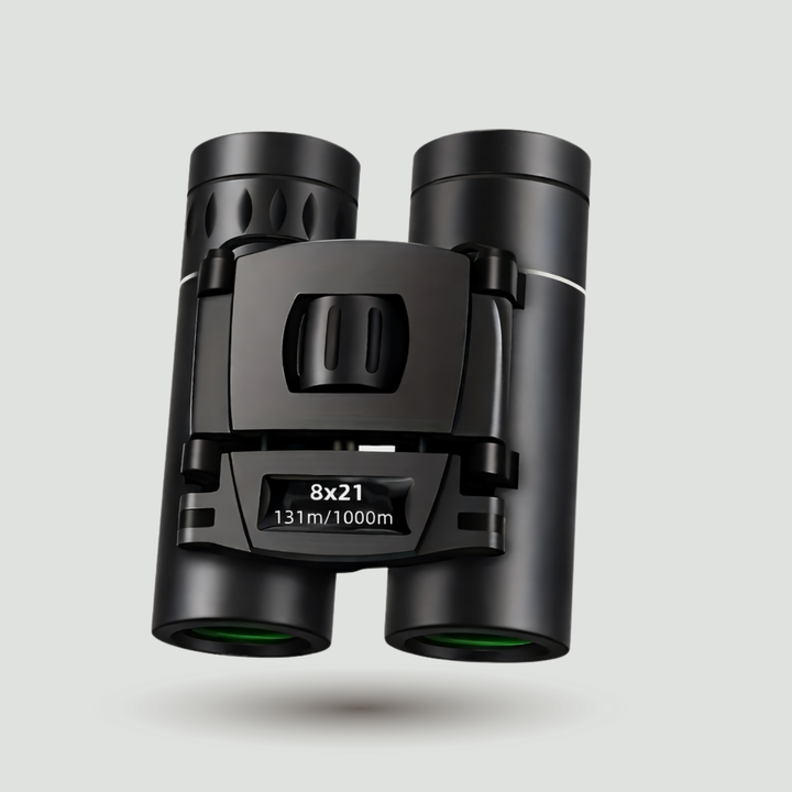 Compact binoculars – 8x magnification with foldable design for outdoor observation
