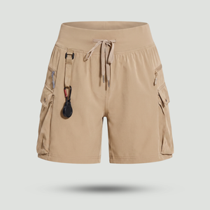 Women's Running and Hiking Shorts with Zippered Pockets – Quick-Dry Lightweight