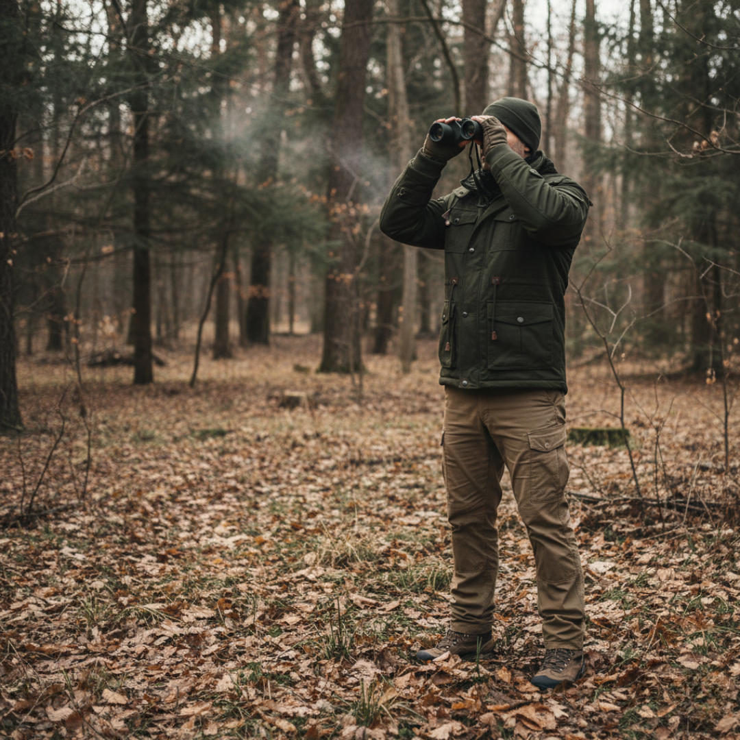Men’s Tactical Outdoor Jacket – Multi Pocket Design for Cold Weather Use