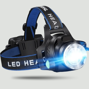 Rechargeable Waterproof LED Headlamp-hands free lighting