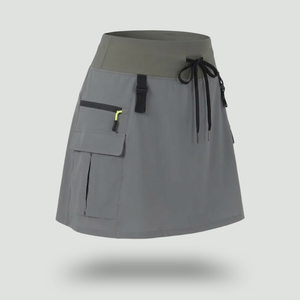 Women's Cargo Skort with Pockets – High-Waist Quick-Dry Skirt