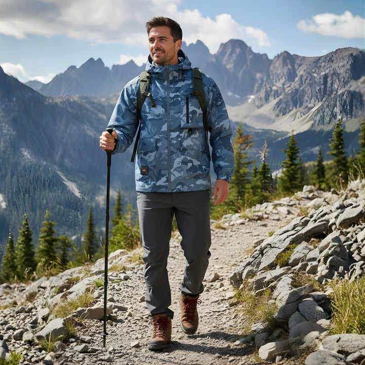 Camouflage Hooded Jacket – Utility-Inspired Outerwear