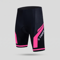 Women's Padded Bike Shorts – 3D Gel Chamois with Flatlock Seams for Road and Spin