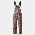 Men's Camo Bib Overalls - Fleece Lined Hunting Bibs with Ankle Zips