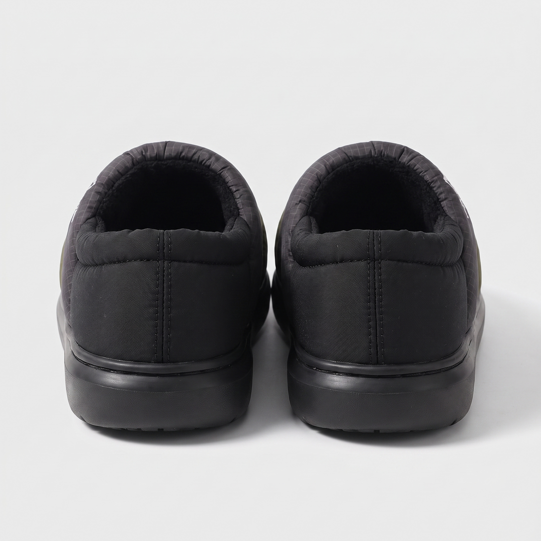 House Shoes for Camping - Fleece-Lined Closed-Back Slippers