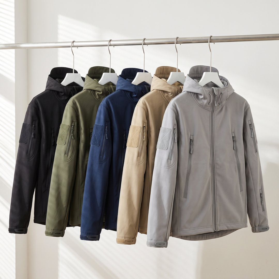 Men's Softshell Fleece Jacket - all color variants