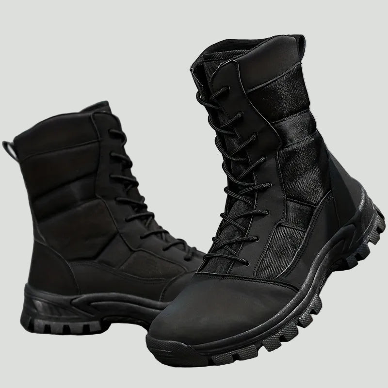 Men’s Camo Hiking Boots – Breathable High-Top Design with Lace-Up Support