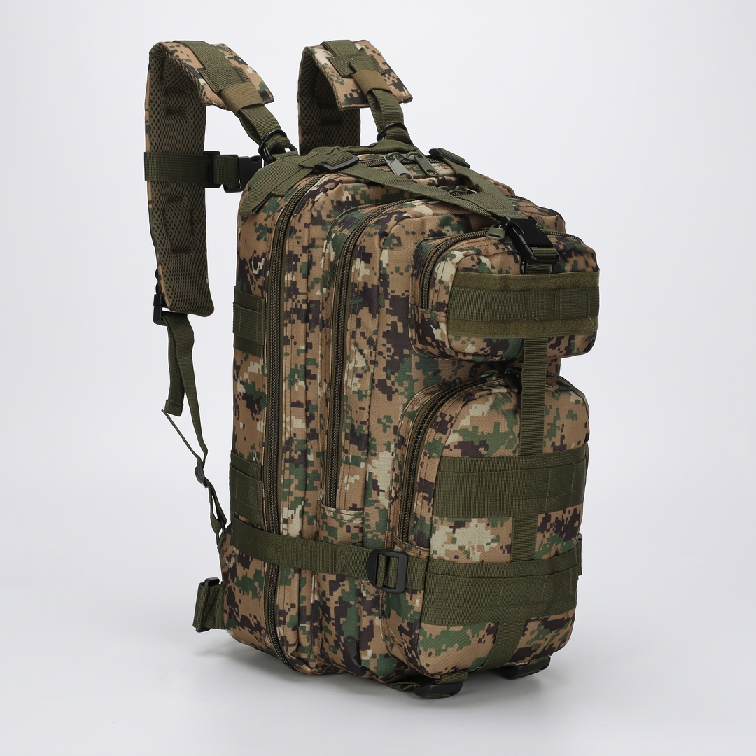 Small tactical backpack in Woodland Digital Camo