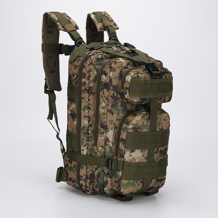 Small tactical backpack in Woodland Digital Camo