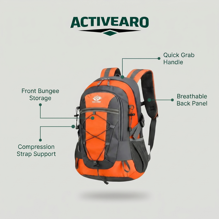 Lightweight 30L Hiking Backpack – Waterproof Daypack for Outdoor Use