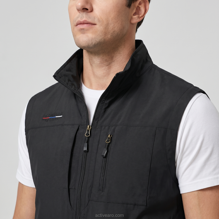 Lightweight Multi-Pocket Outdoor Vest – Quick-Dry Layer for Active Use