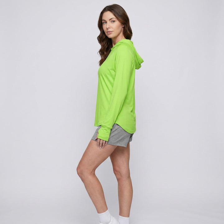 Women's UPF 50+ Sun Hoodie – Lightweight Hooded UV Protection Top for Outdoor and Travel