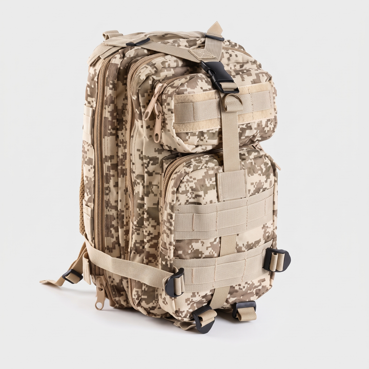 Small tactical backpack in Desert Digital Camo