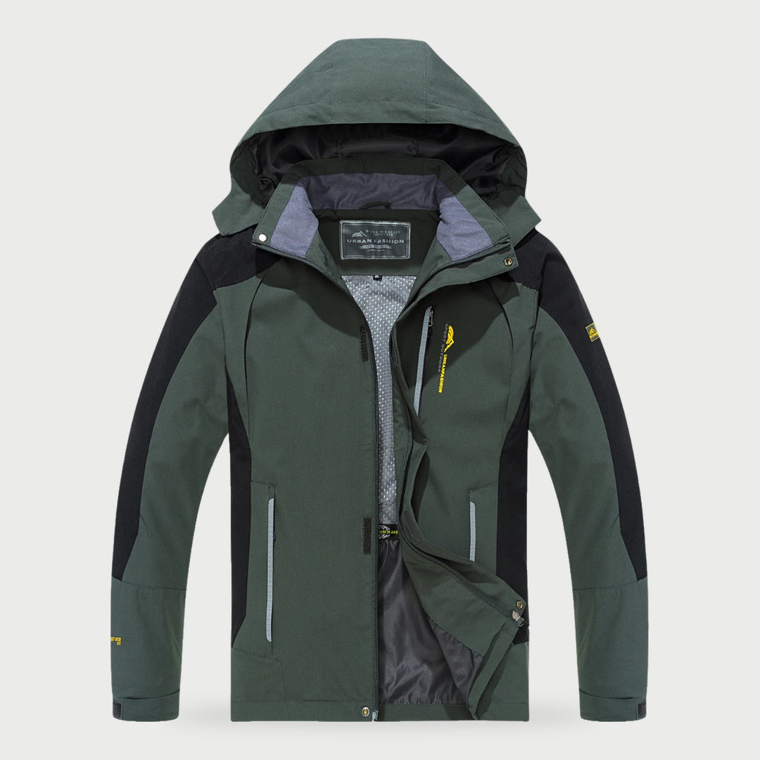 Men's shell jacket in Dark Green