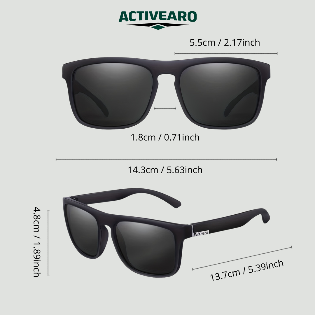Men's Polarize Sunglasses – Full-Rim Square Eyewear