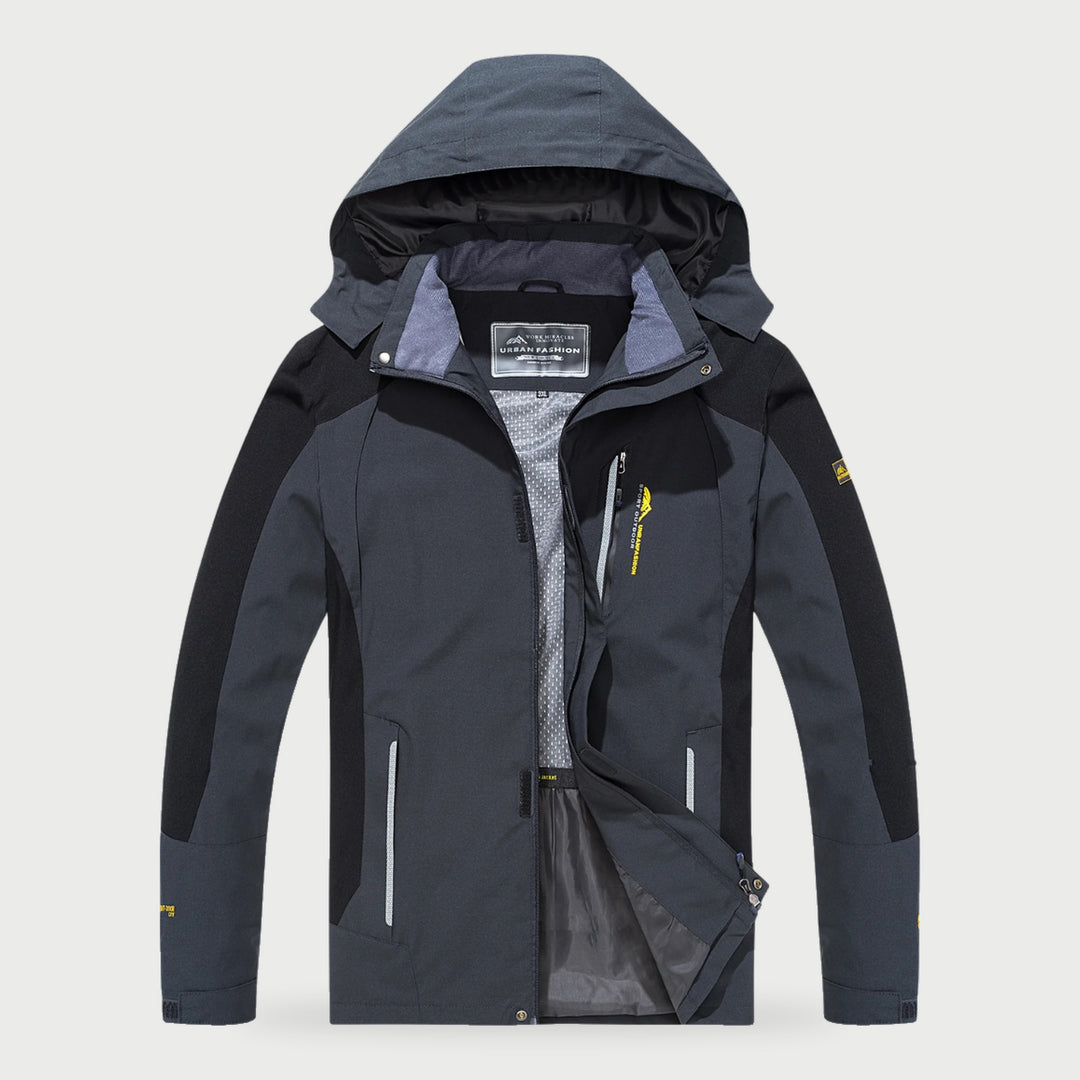 Men's shell jacket in Dark Gray