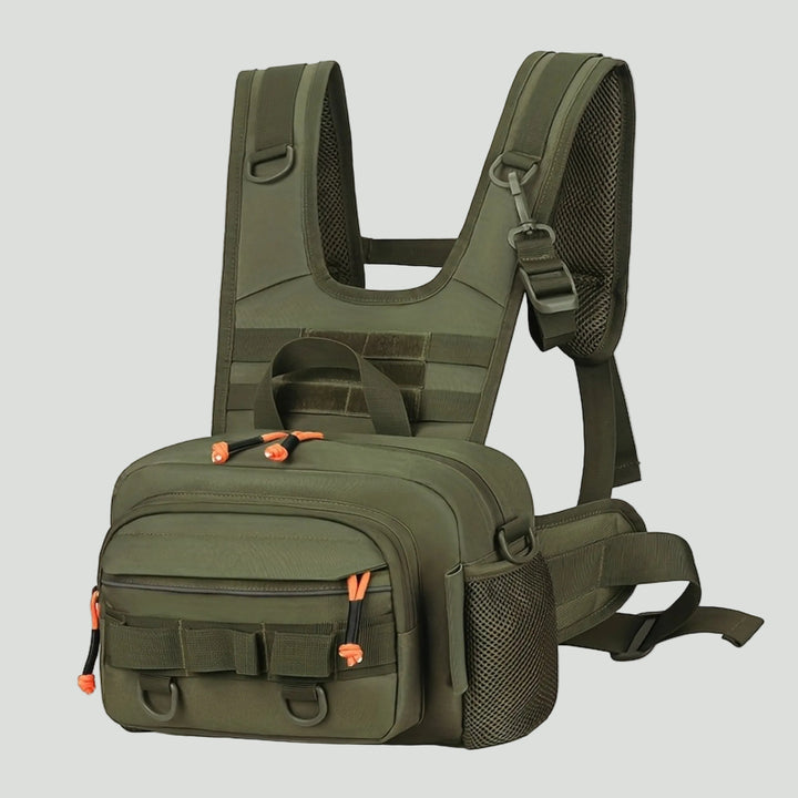 Men’s Outdoor Chest Pack – Hands-Free Zipper Storage for Active Use