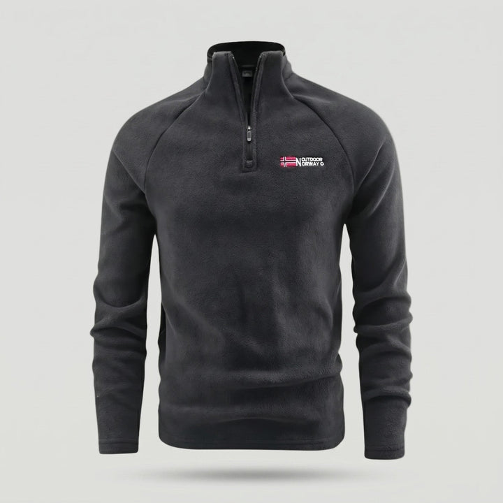 Men’s Quarter-Zip Fleece Pullover – Lightweight Outdoor Fleece Jumper for Hiking & Camping