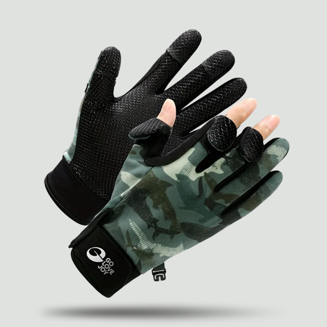 Fingerless Fishing Gloves – Non-Slip Grip & Light Insulation for Outdoor Use