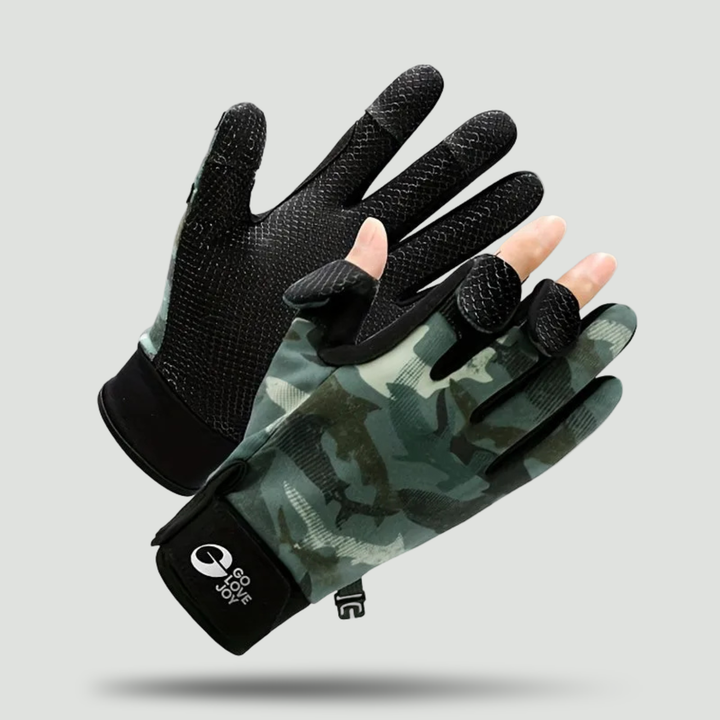 Fingerless Fishing Gloves – Non-Slip Grip & Light Insulation for Outdoor Use