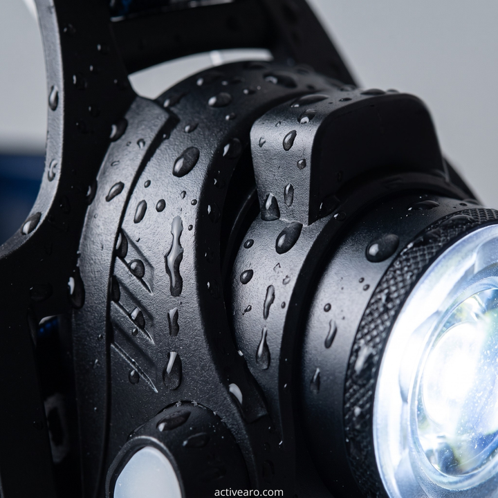 Rechargeable Waterproof LED Headlamp-hands free lighting
