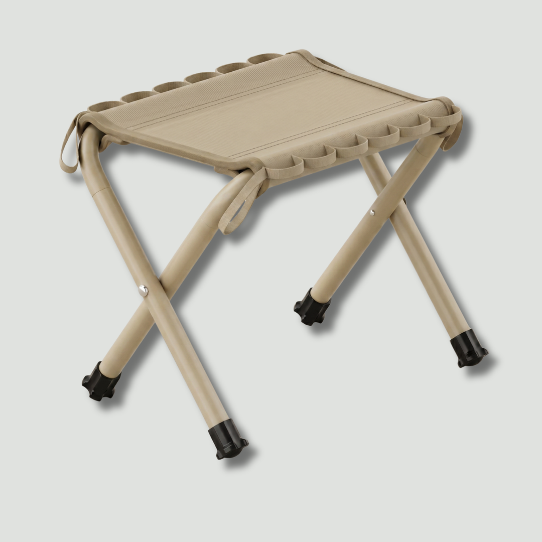 Portable Folding Stool – Lightweight Aluminum Stool for Camping and Fishing