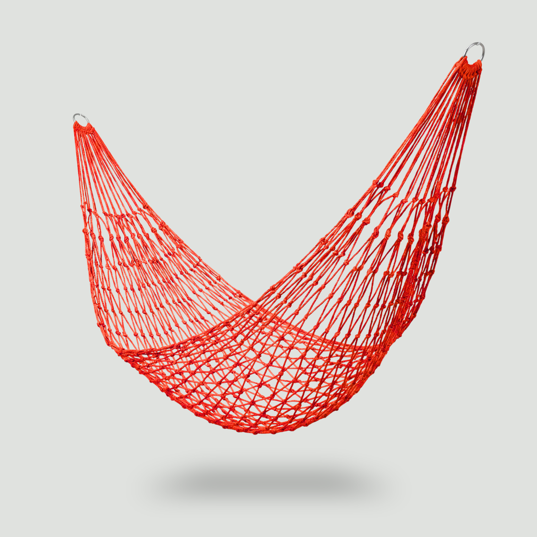 Mesh Nylon Hammock - Lightweight for Camping Garden and Backyard