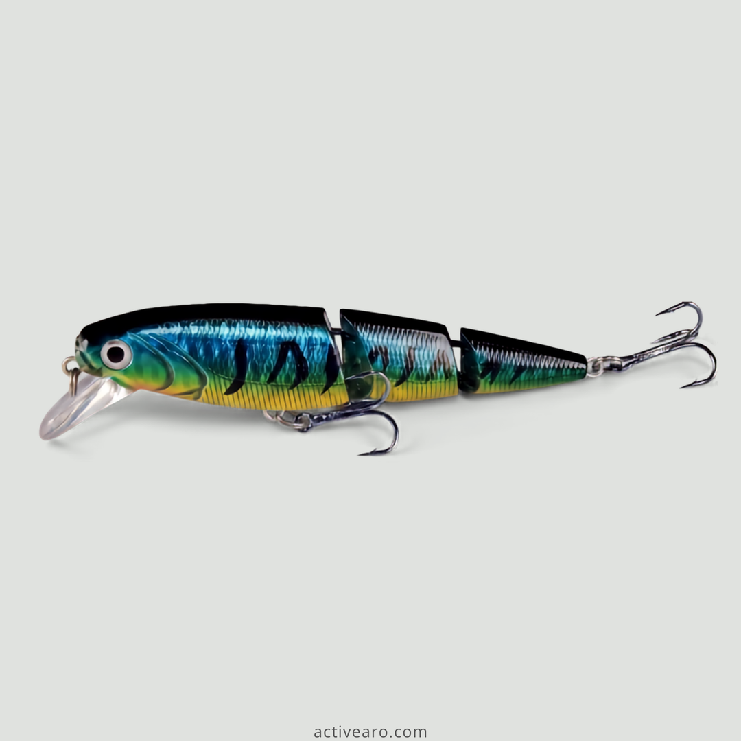 5-Piece Multi-Jointed Swimbait Lure Set – Bass and Carp
