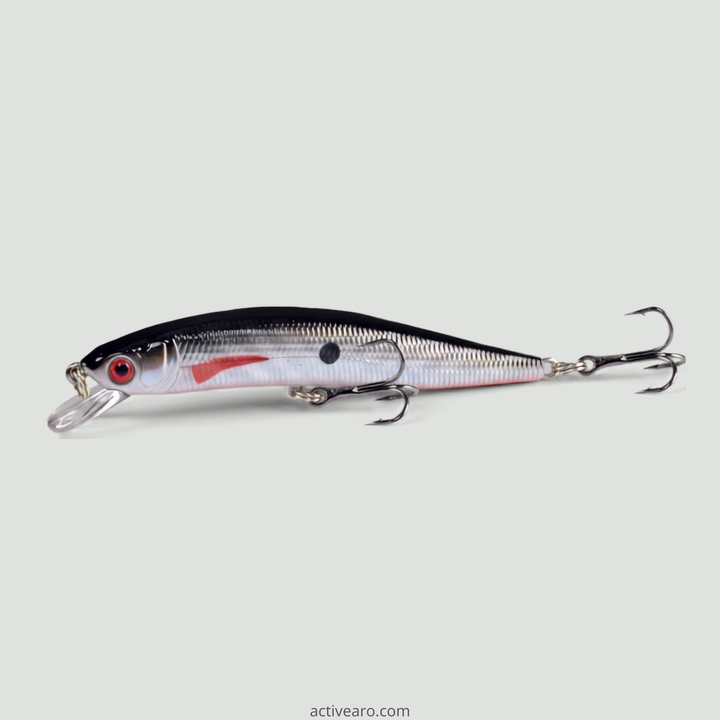 5-Piece Minnow Crankbait Lure Set – Bass Freshwater Saltwater