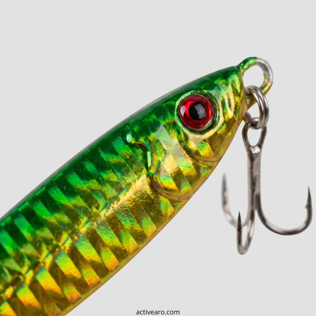 5-Piece Metal Casting Jig Lures – Glow Sinking Baits
