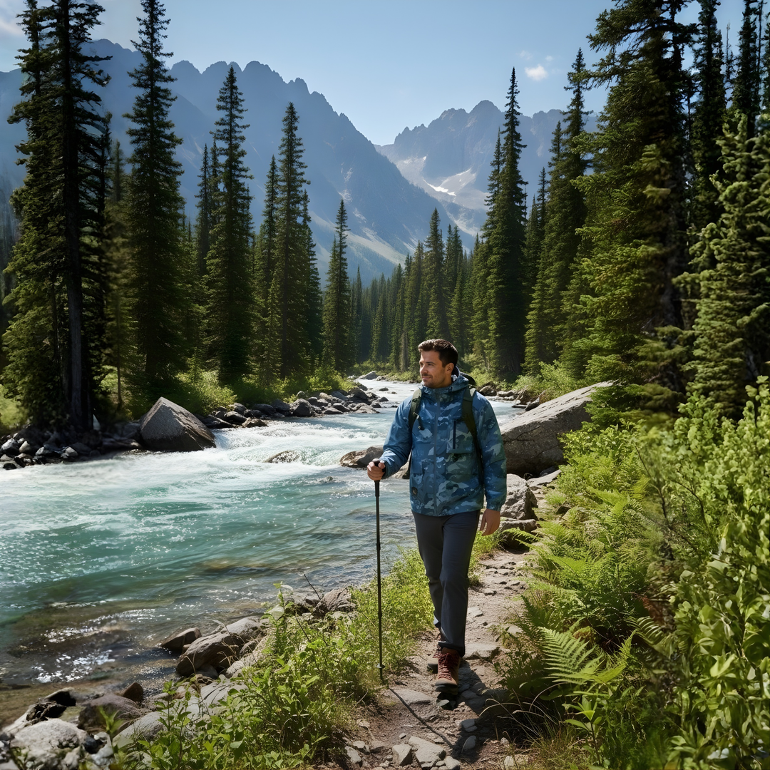 Camouflage Hooded Jacket – Utility-Inspired Outerwear