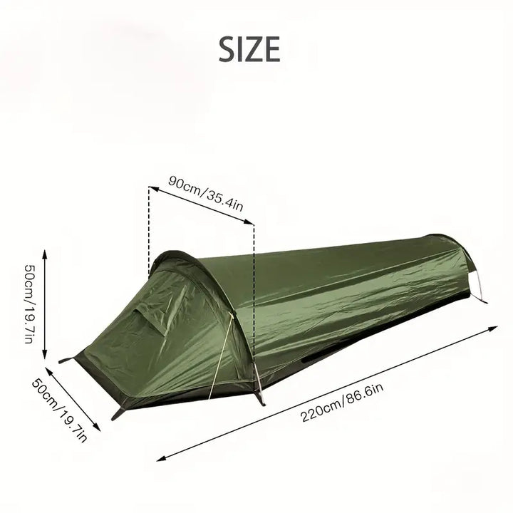 Compact Waterproof Camping Tent – 1 Person Lightweight Shelter