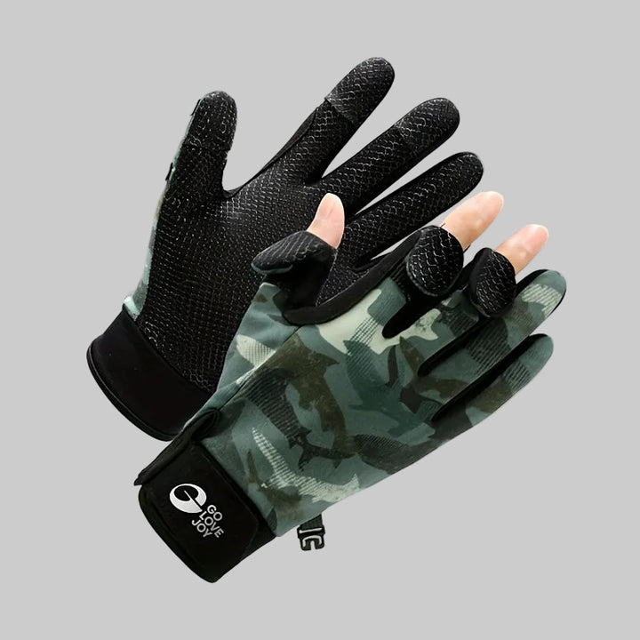 Fingerless Fishing Gloves – Non-Slip Grip & Light Insulation for Outdoor Use