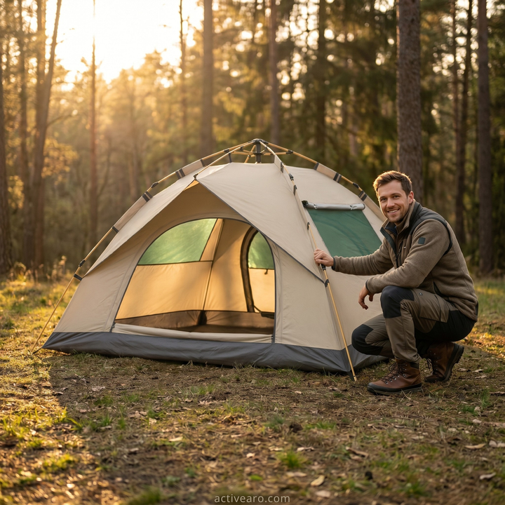 2-Person Pop-Up Camping Tent – Instant Setup Shelter for Hiking and Outdoor Use