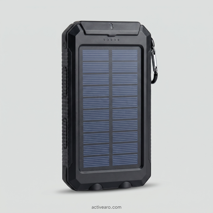Solar Power Bank 10000 mAh – Waterproof Outdoor Backup Power