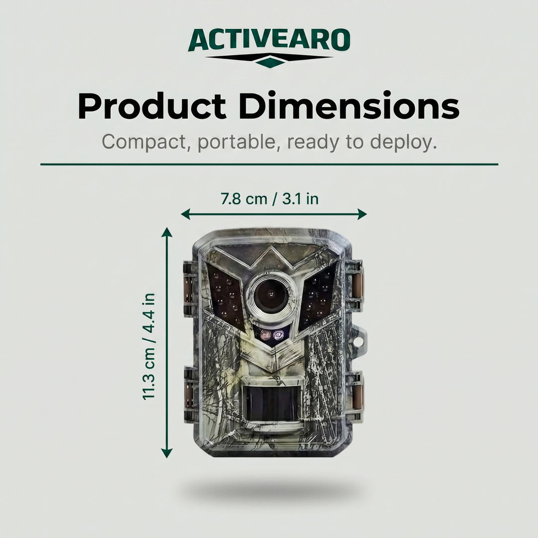 Compact Trail Camera – 720p HD Motion-Activated Wildlife Monitoring