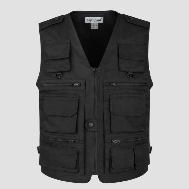Men’s Camouflage Outdoor Vest – Multi Pocket Utility Design