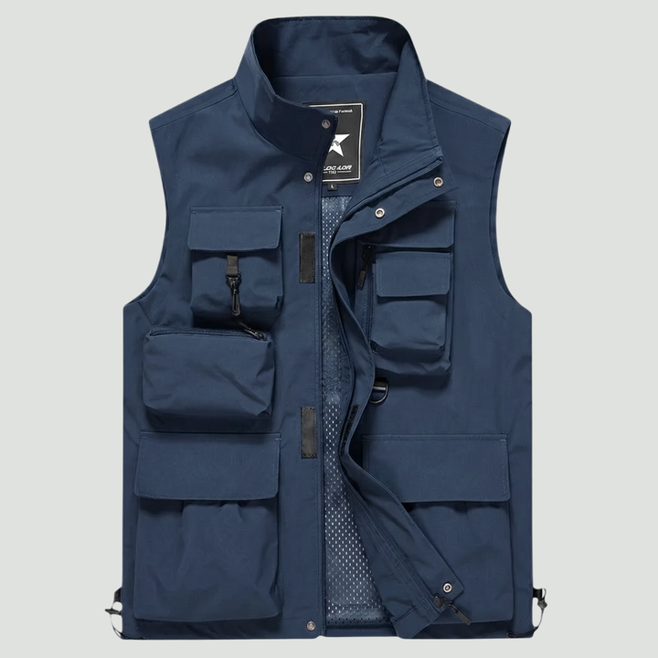 Men’s Lightweight Workwear Vest – Multi-Pocket Utility for Outdoor Use
